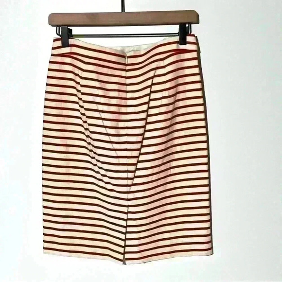 J Crew Striped Pencil Skirt - Picture 2 of 7